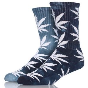 HUF unisex plantlife tie dye crew socks